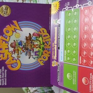 PARTS! Cashflow For Kids Boardgame Replacement FINANCIAL STATEMENTS